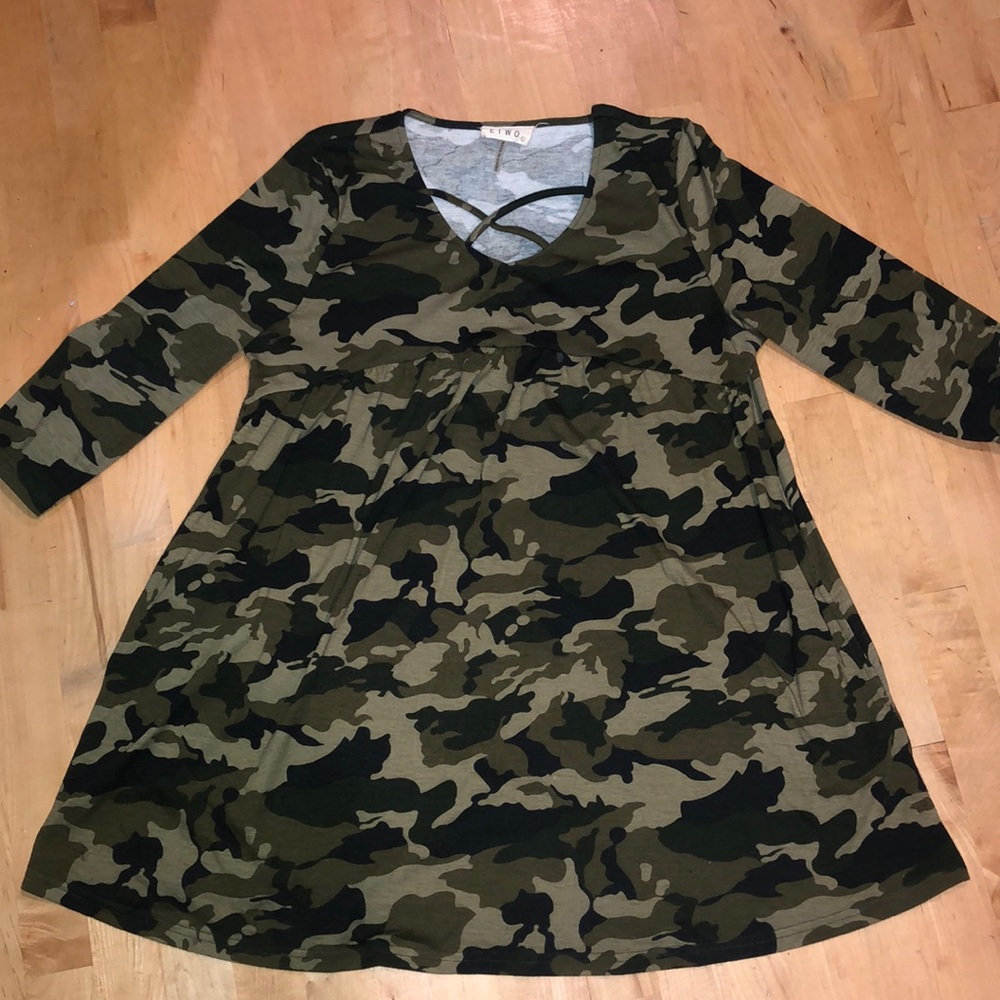 Camo Blouse
